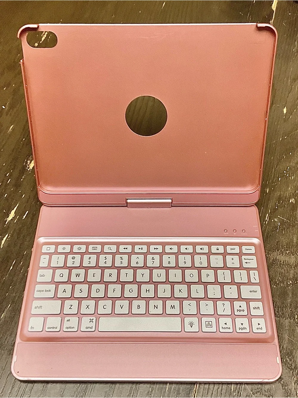 Keyboard Case 4 CERTAIN iPadS WITH A 360° Rotatable Protective Cover,(Rose Gold)